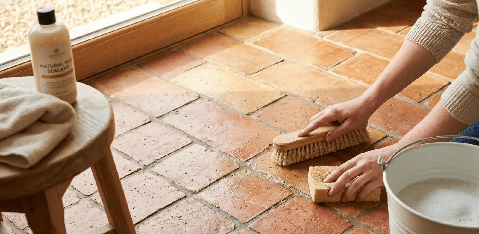 How to Clean Terracotta Tiles